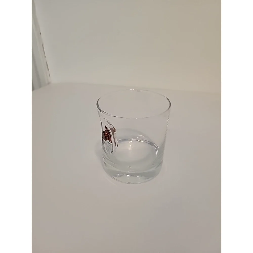 BenShot 11oz Rocks Glass with Real .308 Bullet Hand-Sculpted Whiskey Glass Set 4